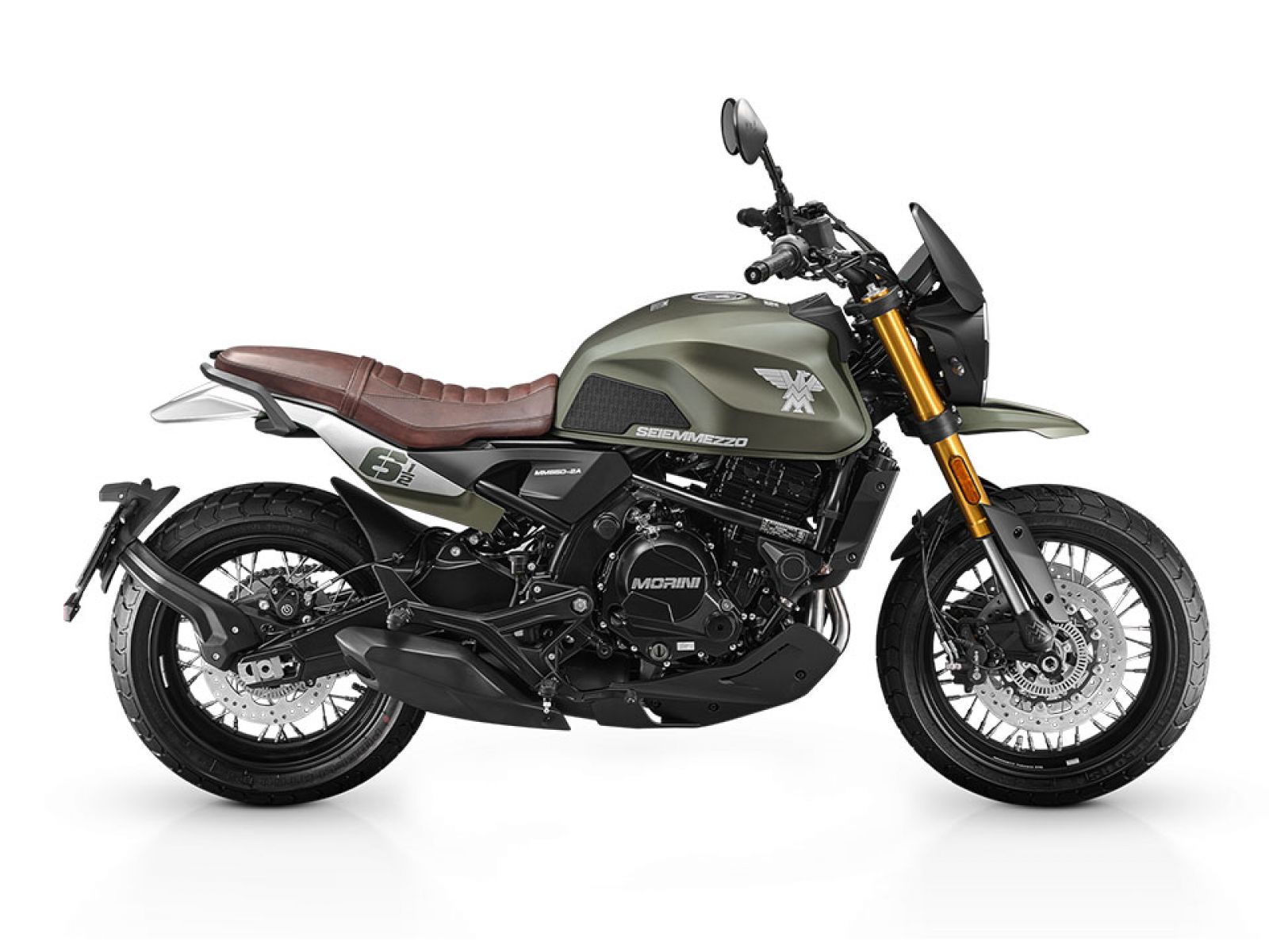 Мотоцикл MOTO MORINI SEIEMMEZZO SCR (Matt Green) 2025